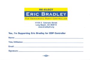 Bradley Endorsement Card